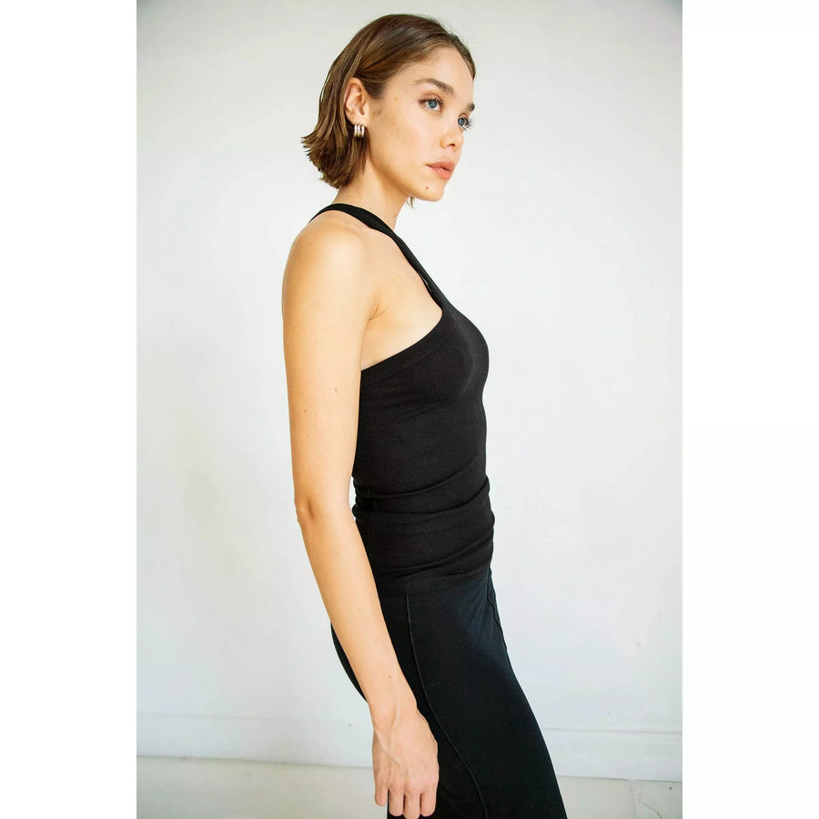 The Line By K Driss Tank Top - Black in