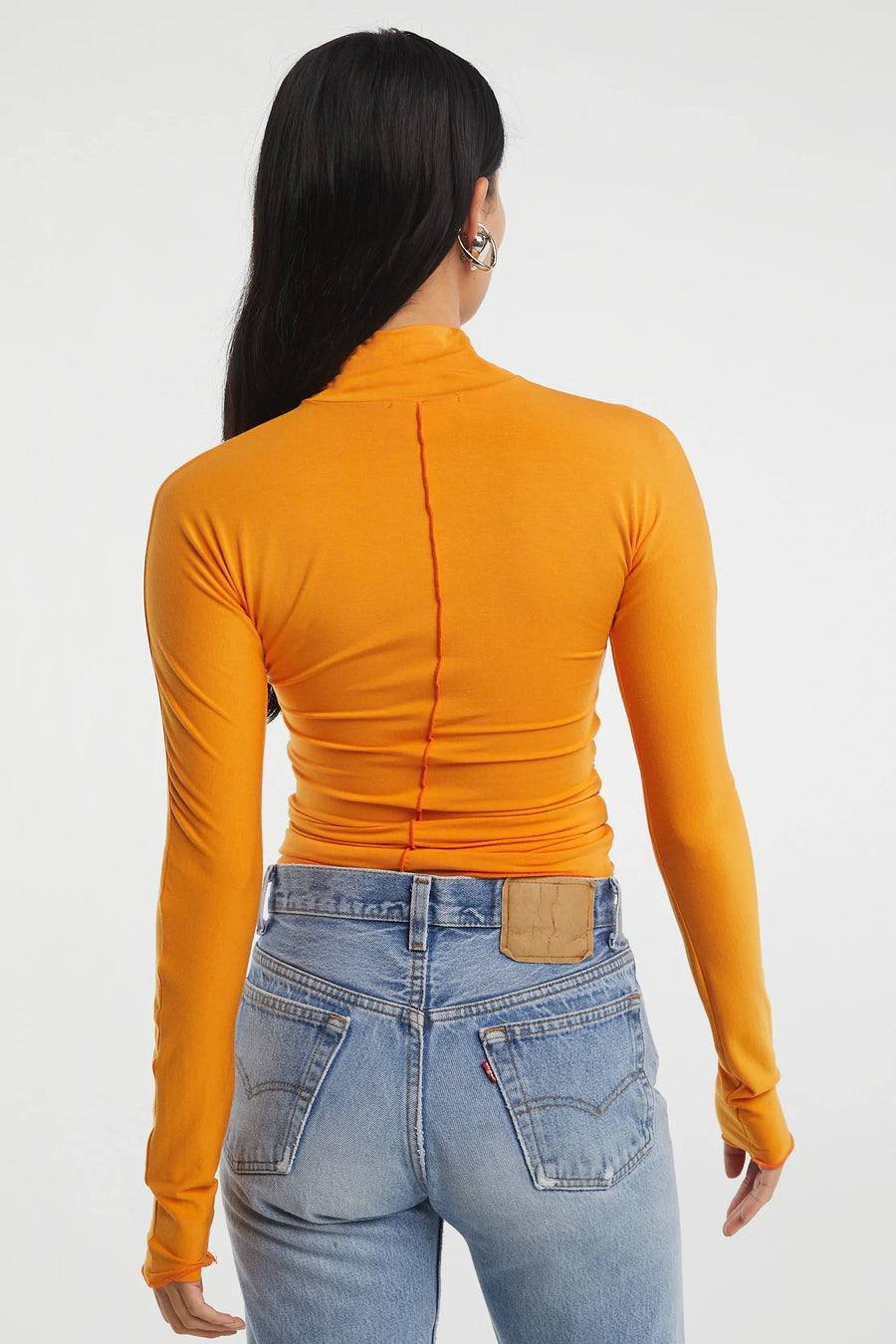 The Line By K Felix Top - Tangerine