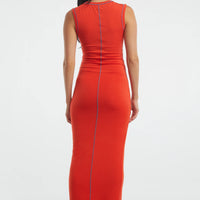 The Line By K Inez Dress - Persimmon