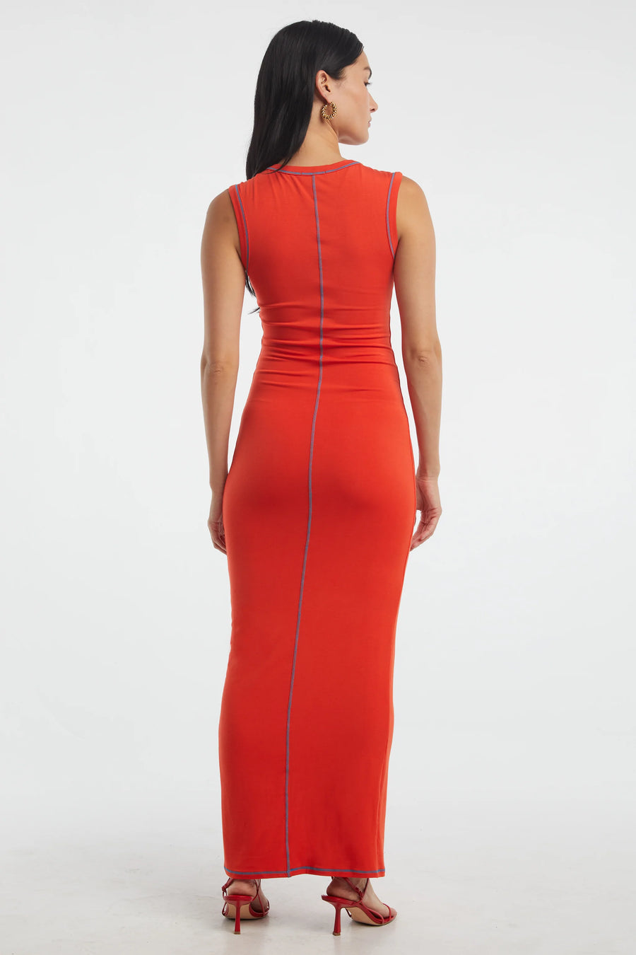 The Line By K Inez Dress - Persimmon