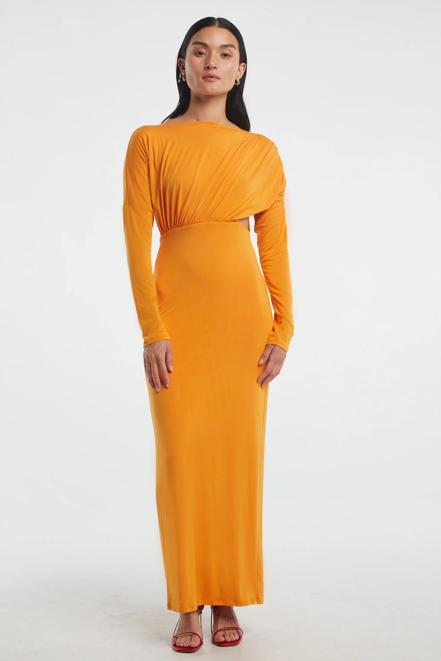 The Line By K Pascal Dress - Tangerine