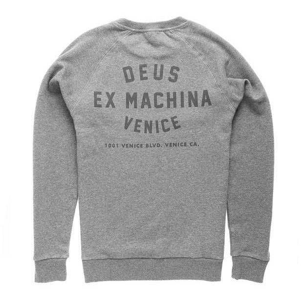Deus Ex Machina Venice Address Crew - Grey Marle