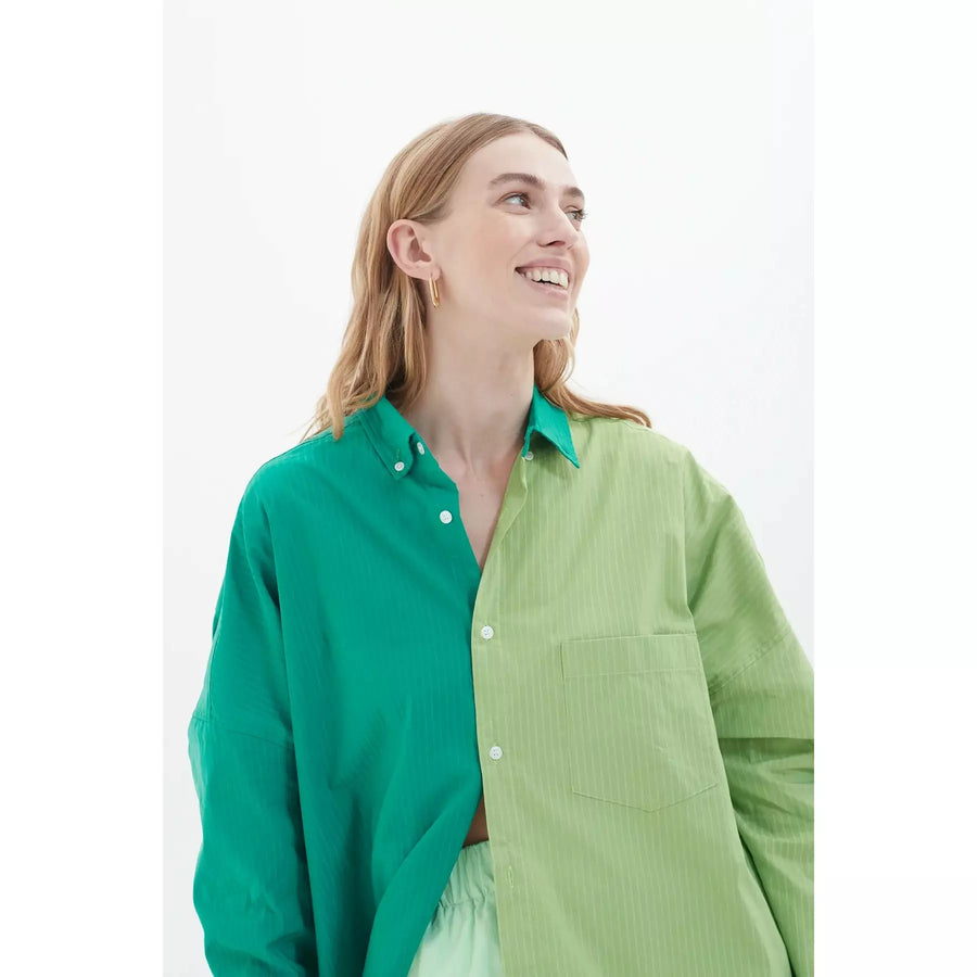 Blanca Victor Shirt - Lime/Teal