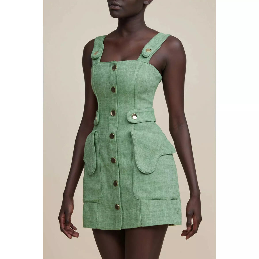 Acler Wilrose Dress - Pine
