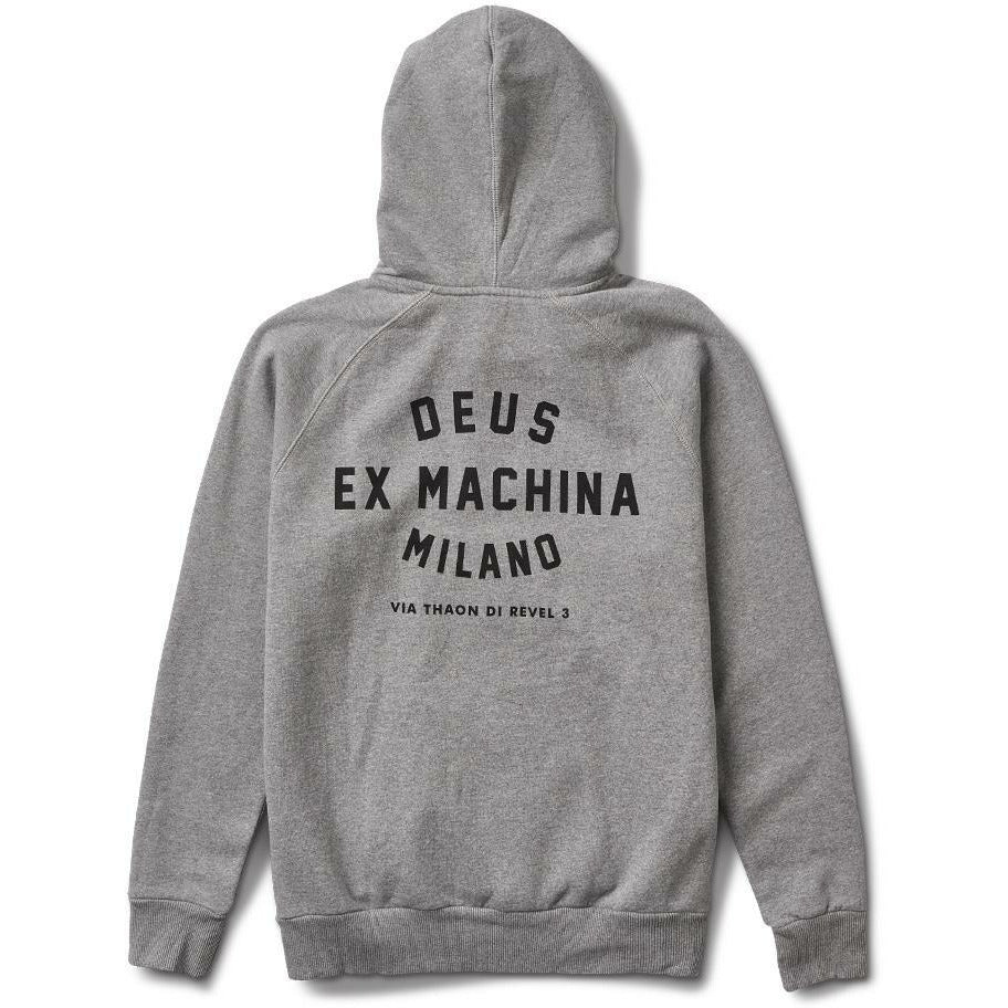 Deus Milano Address Hoodie - Grey Marle