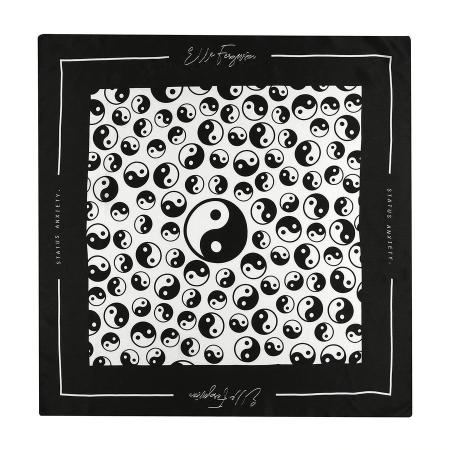 Status Anxiety Ying Yang Silk Scarf