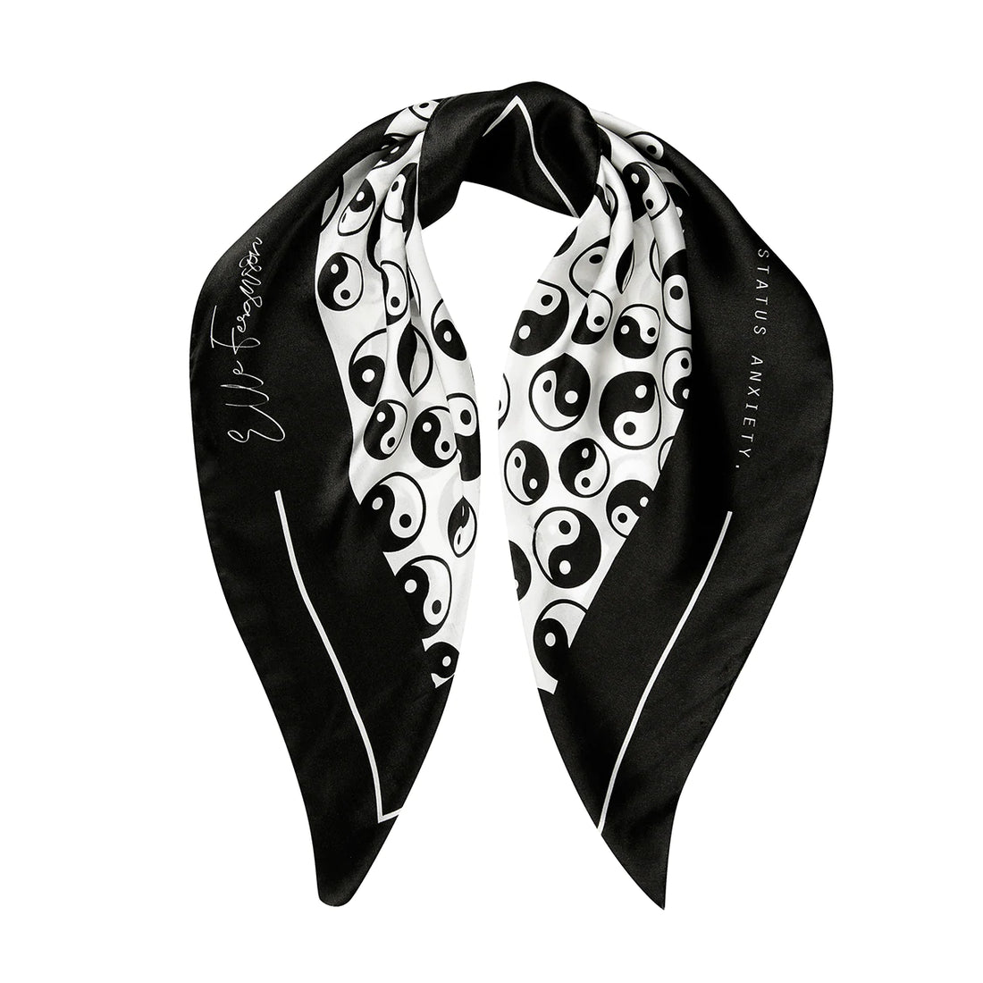 Status Anxiety Ying Yang Silk Scarf