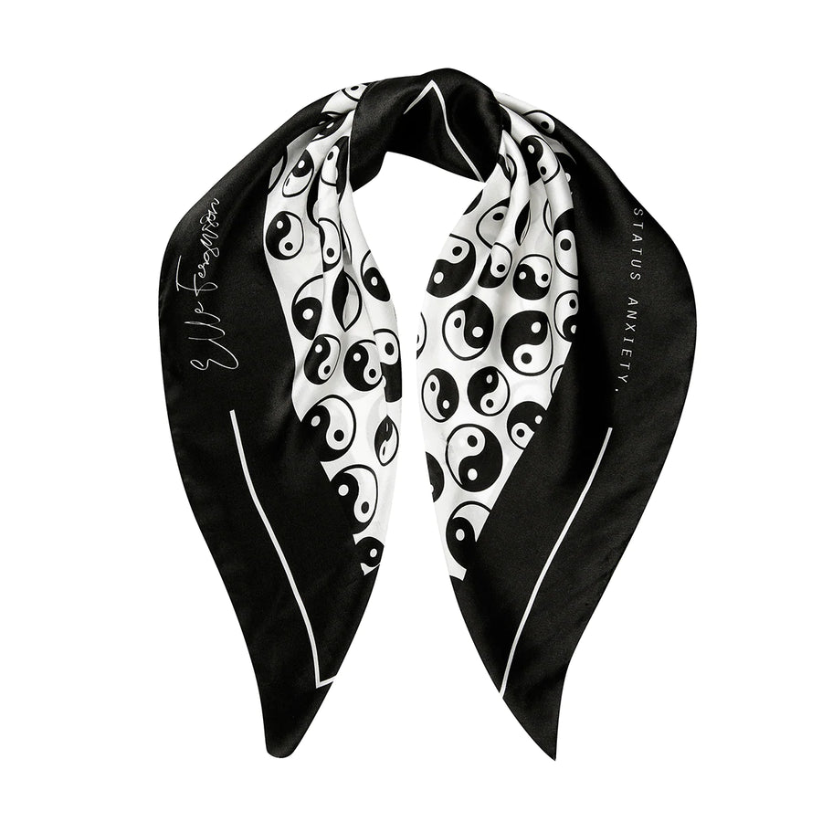 Status Anxiety Ying Yang Silk Scarf