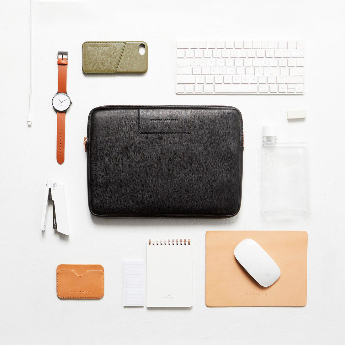 Status Anxiety Before I Leave Laptop Case (13") - Black