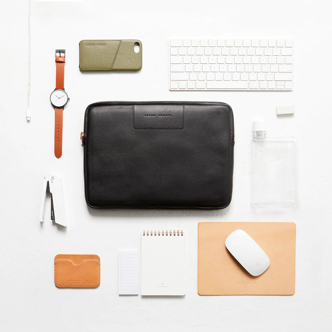 Status Anxiety Before I Leave Laptop Case (15/16") - Black