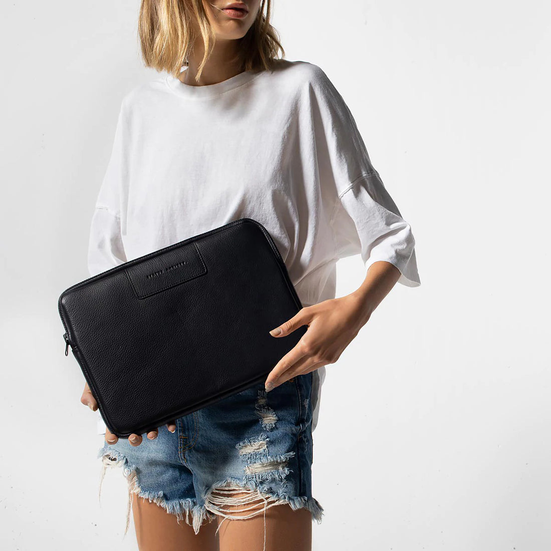 Status Anxiety Before I Leave Laptop Case (15/16") - Black