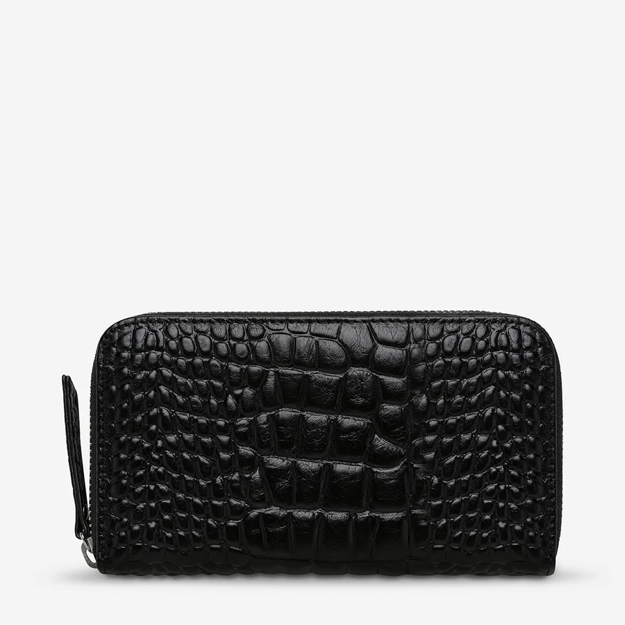 Status Anxiety Yet To Come - Black Croc Emboss