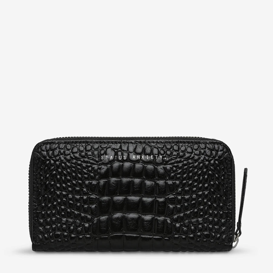 Status Anxiety Yet To Come - Black Croc Emboss