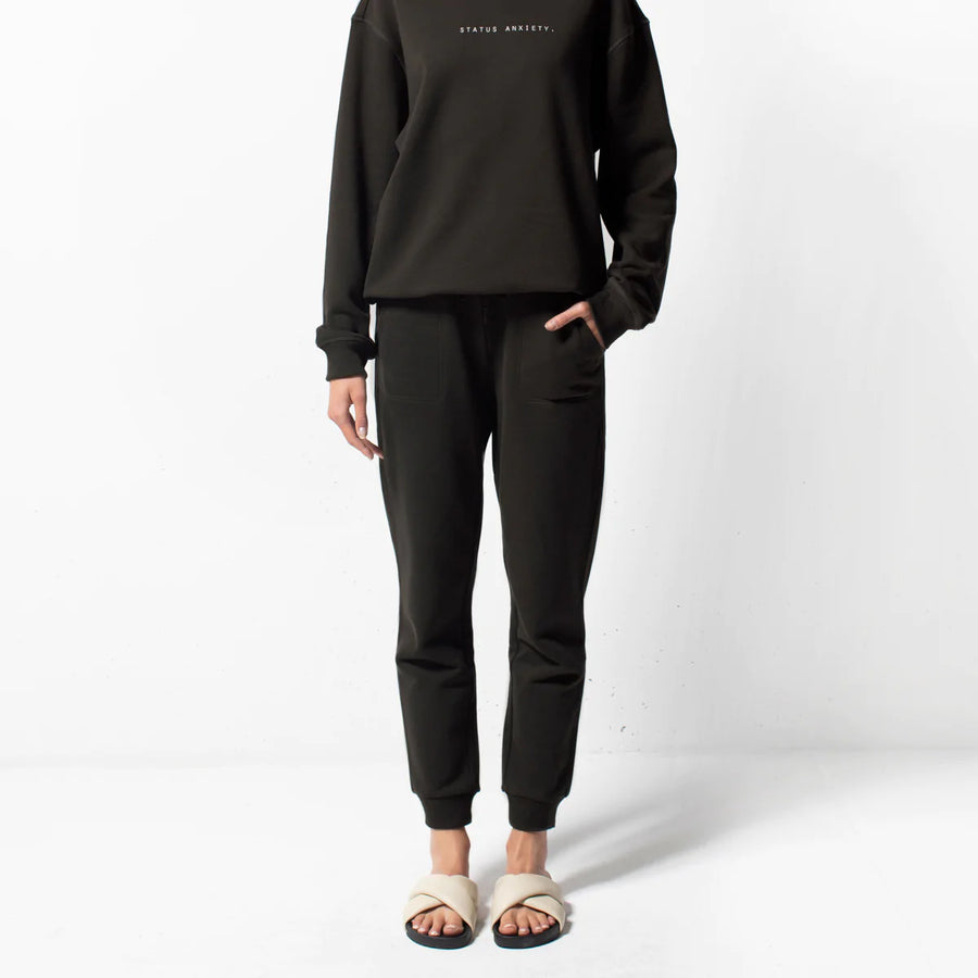 Status Anxiety As you Wake Sweatpants - Coal
