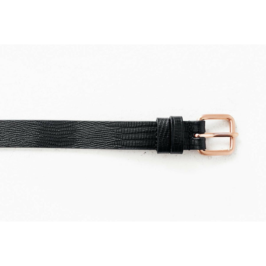 Status Anxiety Revelry Belt - Black Lizard